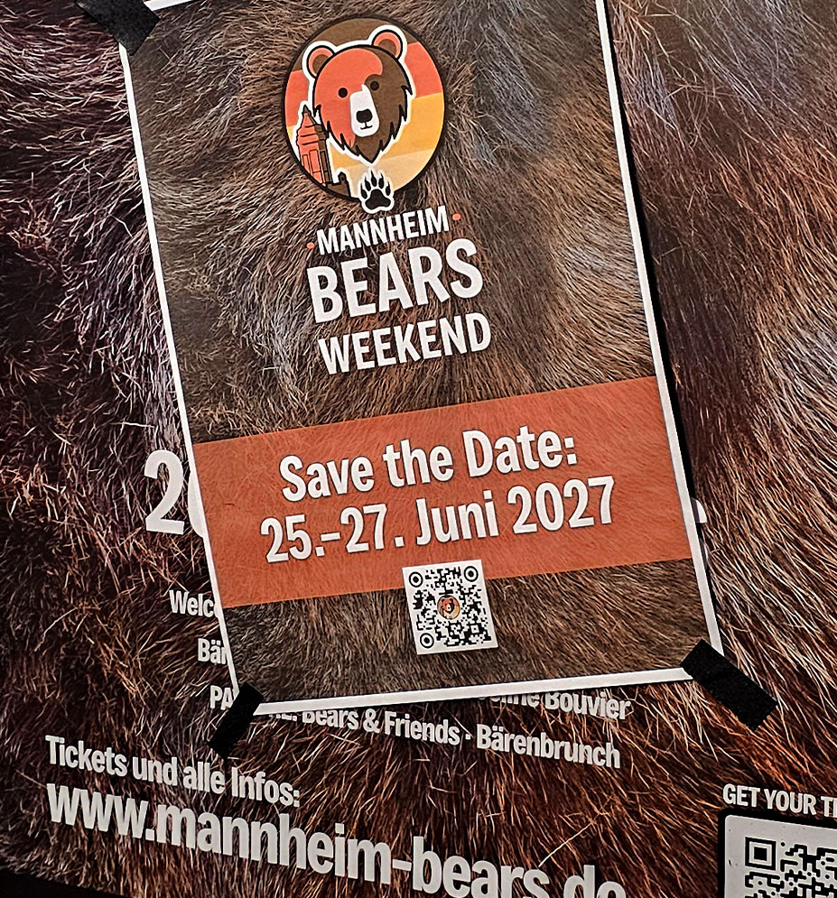 Plakat mit der Ankündigung des Weekends in 2026